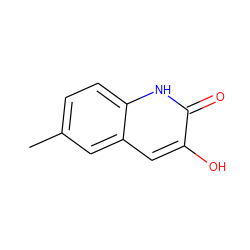 Cc1ccc2[nH]c(=O)c(O)cc2c1 ZINC000040953327