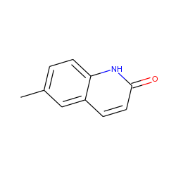 Cc1ccc2[nH]c(=O)ccc2c1 ZINC000039189168