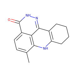 Cc1ccc2c(=O)[nH]nc3c4c([nH]c1c32)CCCC4 ZINC000150094364