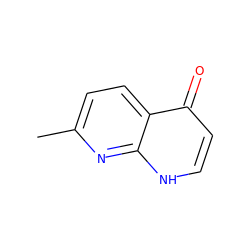 Cc1ccc2c(=O)cc[nH]c2n1 ZINC000013579578