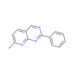Cc1ccc2cnc(-c3ccccc3)nc2n1 ZINC000028826496