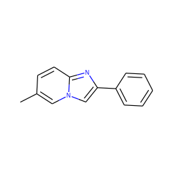 Cc1ccc2nc(-c3ccccc3)cn2c1 ZINC000000071122