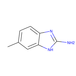 Cc1ccc2nc(N)[nH]c2c1 ZINC000063060535