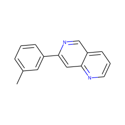 Cc1cccc(-c2cc3ncccc3cn2)c1 ZINC000028826019