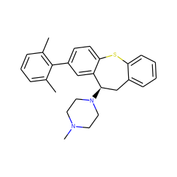 Cc1cccc(C)c1-c1ccc2c(c1)[C@H](N1CCN(C)CC1)Cc1ccccc1S2 ZINC000064549130