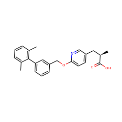 Cc1cccc(C)c1-c1cccc(COc2ccc(C[C@@H](C)C(=O)O)cn2)c1 ZINC000169349557