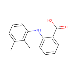 Cc1cccc(Nc2ccccc2C(=O)O)c1C ZINC000000020241