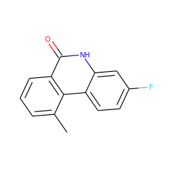 Cc1cccc2c(=O)[nH]c3cc(F)ccc3c12 ZINC000029406492