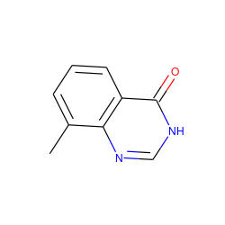 Cc1cccc2c(=O)[nH]cnc12 ZINC000016125190