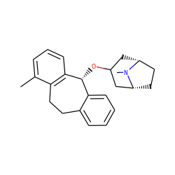 Cc1cccc2c1CCc1ccccc1[C@H]2OC1C[C@@H]2CC[C@H](C1)N2C ZINC000003633960