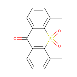 Cc1cccc2c1S(=O)(=O)c1c(C)cccc1C2=O ZINC000013779774