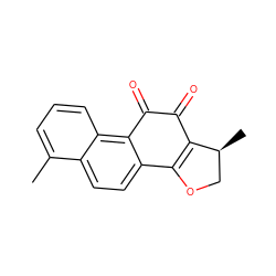 Cc1cccc2c3c(ccc12)C1=C(C(=O)C3=O)[C@@H](C)CO1 ZINC000002585546