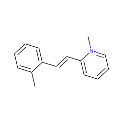 Cc1ccccc1/C=C/c1cccc[n+]1C ZINC000005002301