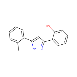 Cc1ccccc1-c1cc(-c2ccccc2O)n[nH]1 ZINC000100565975