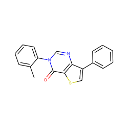 Cc1ccccc1-n1cnc2c(-c3ccccc3)csc2c1=O ZINC000221014981