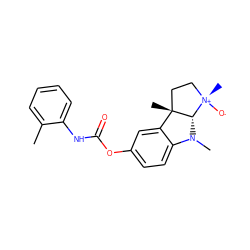 Cc1ccccc1NC(=O)Oc1ccc2c(c1)[C@]1(C)CC[N@+](C)([O-])[C@@H]1N2C ZINC000261101083