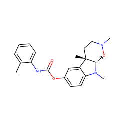 Cc1ccccc1NC(=O)Oc1ccc2c(c1)[C@]1(C)CCN(C)O[C@@H]1N2C ZINC000013475497