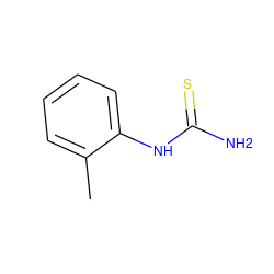 Cc1ccccc1NC(N)=S ZINC000003127430