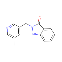 Cc1cncc(Cn2[nH]c3ccccc3c2=O)c1 ZINC000138046718