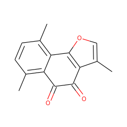 Cc1coc2c1C(=O)C(=O)c1c(C)ccc(C)c1-2 ZINC001772646205