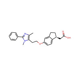 Cc1nc(-c2ccccc2)n(C)c1CCOc1ccc2c(c1)CC[C@H]2CC(=O)O ZINC000028952009