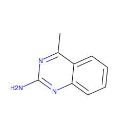 Cc1nc(N)nc2ccccc12 ZINC000000548469