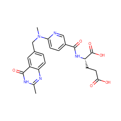 Cc1nc2ccc(CN(C)c3ccc(C(=O)N[C@@H](CCC(=O)O)C(=O)O)cn3)cc2c(=O)[nH]1 ZINC000013821870