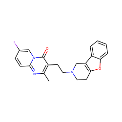 Cc1nc2ccc(I)cn2c(=O)c1CCN1CCc2oc3ccccc3c2C1 ZINC000027850209