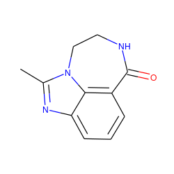 Cc1nc2cccc3c2n1CCNC3=O ZINC000013492935