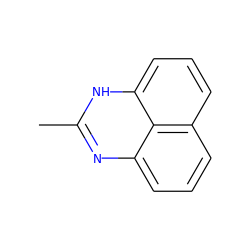 Cc1nc2cccc3cccc([nH]1)c32 ZINC000000198687