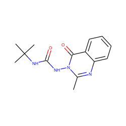 Cc1nc2ccccc2c(=O)n1NC(=O)NC(C)(C)C ZINC000653762970