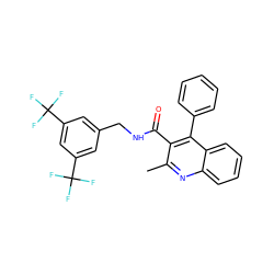 Cc1nc2ccccc2c(-c2ccccc2)c1C(=O)NCc1cc(C(F)(F)F)cc(C(F)(F)F)c1 ZINC000013559599