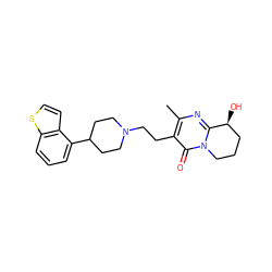 Cc1nc2n(c(=O)c1CCN1CCC(c3cccc4sccc34)CC1)CCC[C@@H]2O ZINC001772588237