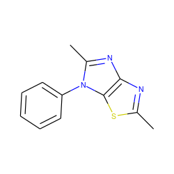 Cc1nc2nc(C)n(-c3ccccc3)c2s1 ZINC000000199139