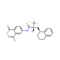 Cc1noc(=O)c2ccc(NC(=O)[C@@](O)(C[C@@H]3CCCc4ccccc43)C(F)(F)F)cc12 ZINC000028467428