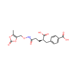 Cc1oc(=O)oc1CONC(=O)CC[C@H](Cc1ccc(C(=O)O)cc1)C(=O)O ZINC001772625329