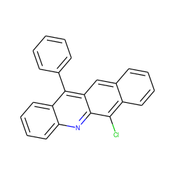 Clc1c2ccccc2cc2c(-c3ccccc3)c3ccccc3nc12 ZINC001772592990