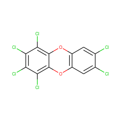 Clc1cc2c(cc1Cl)Oc1c(Cl)c(Cl)c(Cl)c(Cl)c1O2 ZINC000002567226