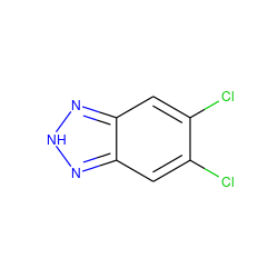 Clc1cc2n[nH]nc2cc1Cl ZINC000004878159