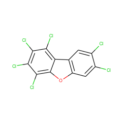 Clc1cc2oc3c(Cl)c(Cl)c(Cl)c(Cl)c3c2cc1Cl ZINC000002568378