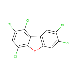 Clc1cc2oc3c(Cl)cc(Cl)c(Cl)c3c2cc1Cl ZINC000002569962