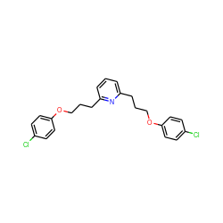 Clc1ccc(OCCCc2cccc(CCCOc3ccc(Cl)cc3)n2)cc1 ZINC000095583066