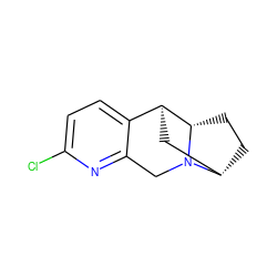 Clc1ccc2c(n1)CN1[C@H]3CC[C@H]1[C@H]2C3 ZINC000101156095