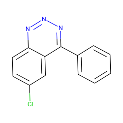 Clc1ccc2nnnc(-c3ccccc3)c2c1 ZINC000000482058