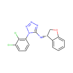 Clc1cccc(-n2nnnc2N[C@@H]2COc3ccccc32)c1Cl ZINC000035846084