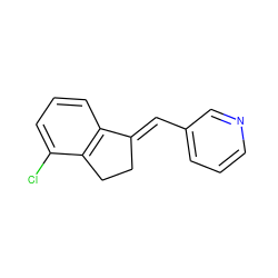 Clc1cccc2c1CC/C2=C\c1cccnc1 ZINC000013610816