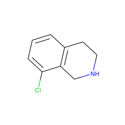 Clc1cccc2c1CNCC2 ZINC000027556078