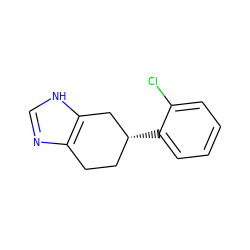 Clc1ccccc1[C@@H]1CCc2nc[nH]c2C1 ZINC000040875201