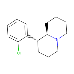 Clc1ccccc1[C@H]1CCCN2CCCC[C@H]12 ZINC000028645411