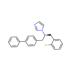 Clc1ccccc1C[C@@H](Cc1ccc(-c2ccccc2)cc1)n1ccnc1 ZINC000032090097